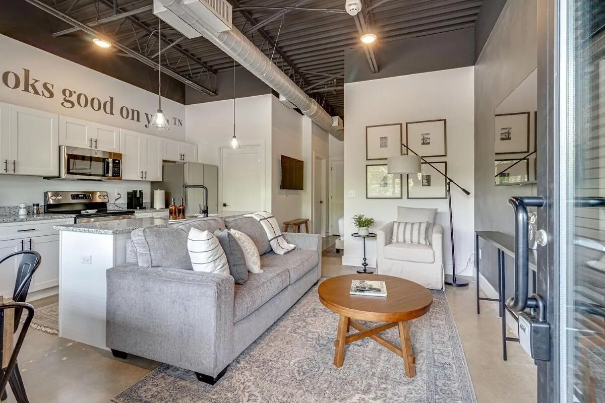 Apartment Studio With 2 Queen Beds 7 Mins To Dt Nashville