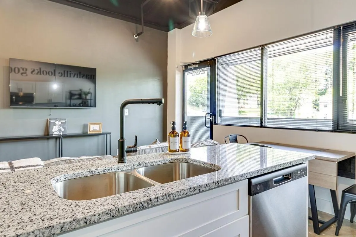 Studio With 2 Queen Beds 7 Mins To Dt Nashville